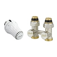 Danfoss Комплект радиаторного терморегулятора RAE-K, RLV-KS прямой, с переходниками, G3/4A x G1/2A
