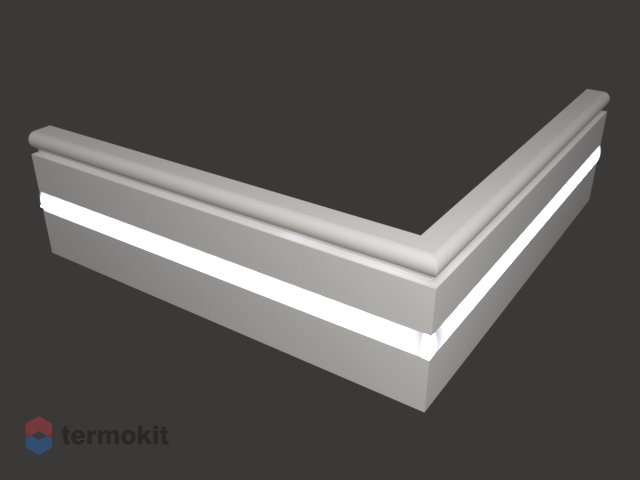 Плинтус EvroWood PN 030 LED для подсветки