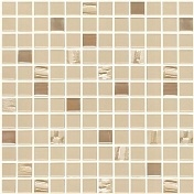 Стеклянная мозаика Vidrepur Astra Beige Бежевый (на сетке) 31,7х31,7