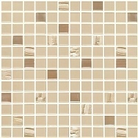 Стеклянная мозаика Vidrepur Astra Beige Бежевый (на сетке) 31,7х31,7