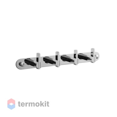 Крючок четверной IDDIS Monet хром L0214