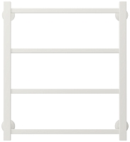 Водяной полотенцесушитель Стилье Версия-КН 600х500 (4) П 20x20 матовый белый, арт. 30640-6050