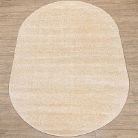 Ковёр Kitroom Фьюжн 140x200 овальный бежевый 44101