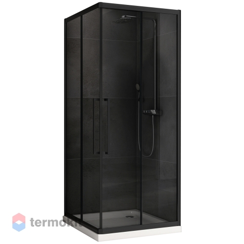 Душевой уголок ABBER Schwarzer Diamant 1950x800x800 черный AG02080BDTH