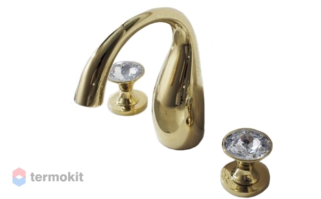 Смеситель для раковины Bravat Swan Gold F24287G-ENG