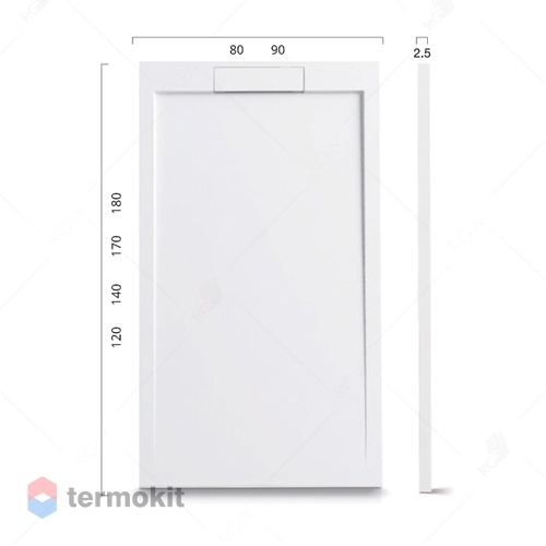 Душевой поддон RGW STL STL 1800x800x25 14212818-01