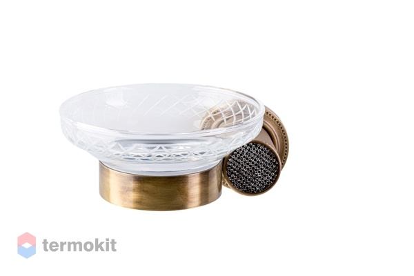Мыльница Boheme Royal Cristal бронза 10923-BR-B