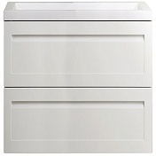 Тумба под раковину ART&MAX PLATINO 75 подвесная белый глянец AM-Platino-750-2C-SO-BL