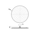 Верхний душ встраиваемый Noken Rondo N185709923