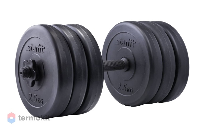 Гантель пластиковая Starfit DB-701 15,5 кг разборная 1 шт