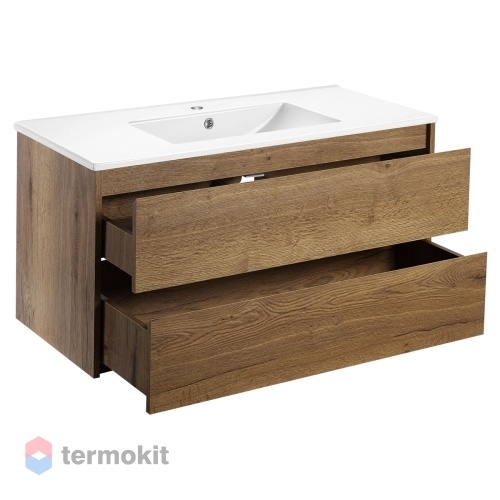 Тумба под раковину Vincea Gio 100 подвесная T.Oak VMC-3G100TO
