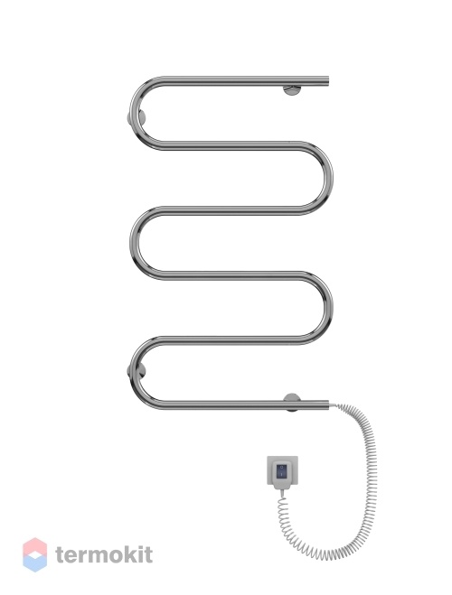 Электрический полотенцесушитель Terminus Ш-образный 500x860 ТЭН Пр.