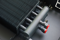 Внутрипольный конвектор Techno Usual KVZ 420/140/2400 с естественной конвекцией Уцененный