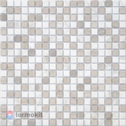 Мозаика Caramelle Mosaic Pietrine 4mm Pietra Mix 2 Mat (1,5x1,5) 30,5x30,5