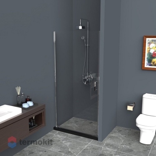 Душевая дверь BelBagno UNO 650х1850 хром UNO-B-1-65-C-Cr