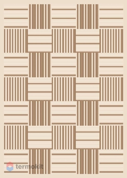 Ковёр Kitroom Флурлюкс (Сизаль) 80x150 овальный 50111 51002 50111