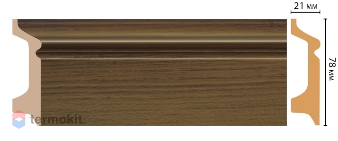 Плинтус цветной Decomaster D122-88 ДМ