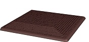 Керамическая плитка Grupa Paradyz Natural Brown Duro ступень угловая структ 300х300 мм/10 шт.