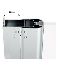 Душевой уголок Ravak Chrome CSKK4 1950x800x800 белый 3Q140100Z1