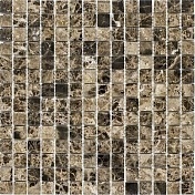 Мозаика из нат. мрамора Starmosaic Dark Emperador Polished (JMST023) 30,5х30,5 (20x20)