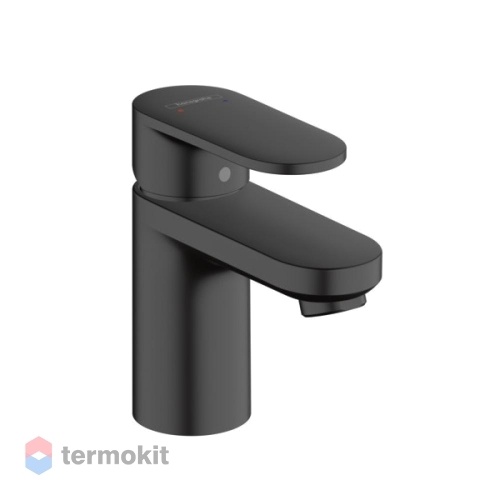 Смеситель для раковины Hansgrohe Vernis с донным клапаном черный матовый 71550670