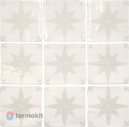 Керамическая плитка Ape Fado Carmo White настенная 13x13