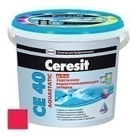 Затирка Ceresit СЕ 40/2 Aquastatic водоотталкивающая Чили 37 (2кг)