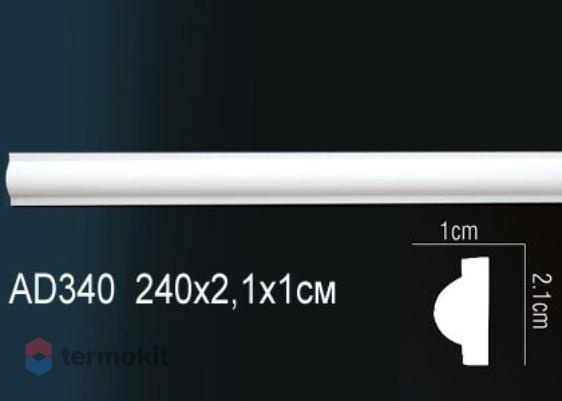 Молдинг Perfect гладкий AD340