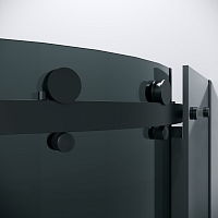 Душевой уголок Grossman Classic 1950x1000x1000 (тонированное стекло) черный матовый 301.K33.04.1010.21.10