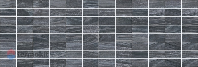 Керамическая плитка Laparet Zen мозаичный чёрный MM60068 декор 20х60