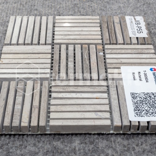 Мраморная мозаика Natural S-Linе KB-P55 (XY-M031G-55P) 30,5х30,5