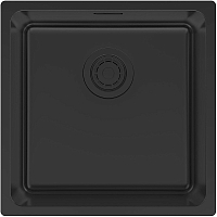 Мойка для кухни Paulmark YUNI матовый черный YU44-MBN