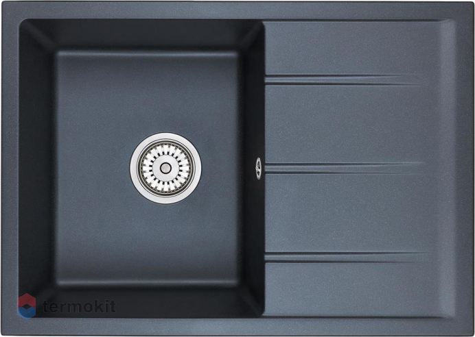 Мойка для кухни Domaci Солерно черный DMQ-1700.Q морион