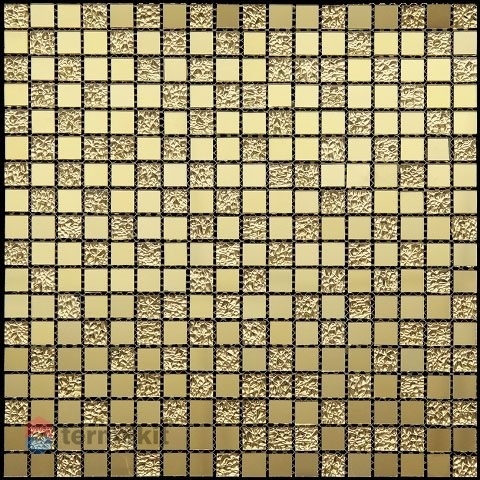 Стеклянная мозаика Natural Mirror QM-1543 (1,5х1,5) 30х30