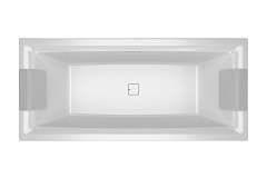 Акриловая ванна Riho Still Square LED 1800x800 + светодиоды и подголовники с размещением на двух сторонах B099005005