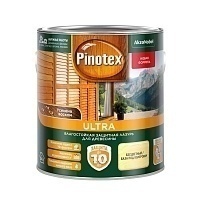 Pinotex Ultra,Влагостойкая защитная лазурь для древесины, с воском, бесцветная, 2,7л