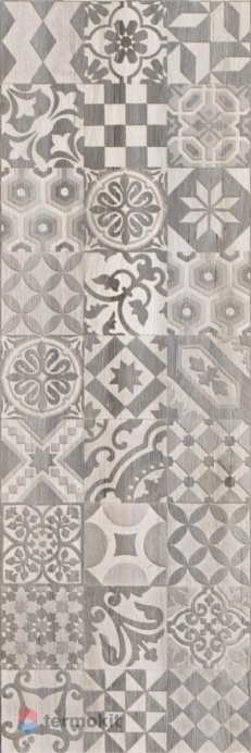 Керамическая плитка LB-Ceramics Альбервуд 1664-0166 Декор 2 белый 20х60