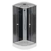 Душевая кабина Niagara Eco 80x80 (стекло с рисунком) серебро NG-4503-14