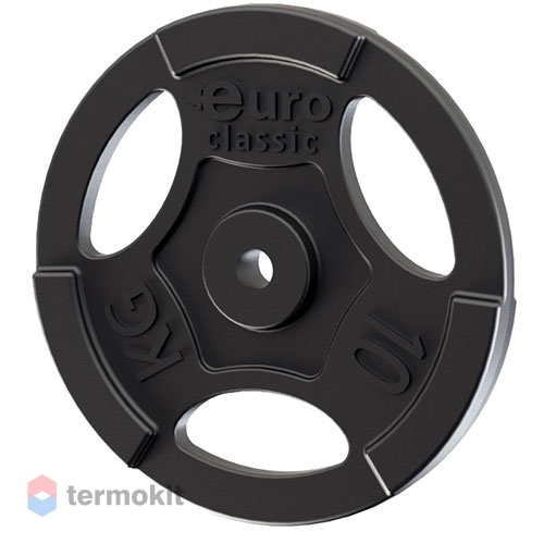 Диск чугунный Euro-Classic окрашенный d-26мм 10кг ES-0246