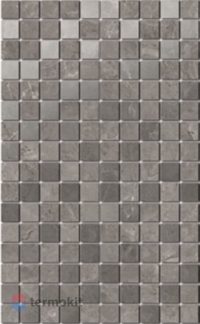 Керамическая плитка Kerama Marazzi Гран Пале MM6361 Декор Серый Мозаичный 25x40