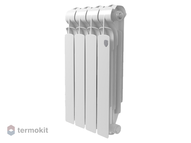 Алюминиевый радиатор Royal Thermo Indigo 2.0 500 \ 04 секции \ с боковым подключением