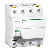 УЗО Acti 9 iID K 4П 25A 30mA AC Schneider Electric Артикул: A9R50425