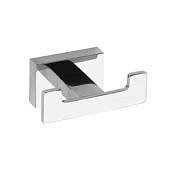 Крючок Bemeta Plaza двойной 75x35x50мм, хром 118106032