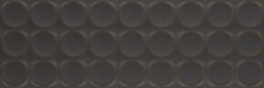 Керамическая плитка Serra Flavia 518 Circle Decor Anthracite декор 30x90