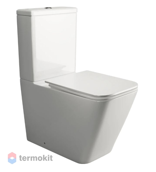 Унитаз напольный Ceramicanova Cubic с сиденьем микролифт CN1803