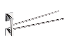 Полотенцедержатель Bemeta Beta двойной поворотный 55x165x450мм, хром 132204102