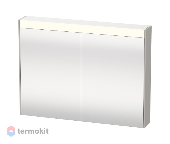 Зеркальный шкаф Duravit Brioso 82 с подсветкой бетонно-серый BR710200707