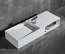 Раковина NTBagno Cagliari Right 1200x420 из искусственного камня NT501/L
