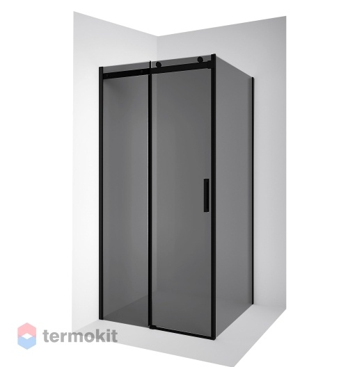 Душевой уголок Ambassador Benefit 2000x1200x800 (тонированное стекло) черный 19022201HBB-80HBB