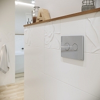 Клавиша смыва Cersanit ACCENTO CIRCLE пневматическая хром глянец P-BU-ACN-CIR-PN/Cg